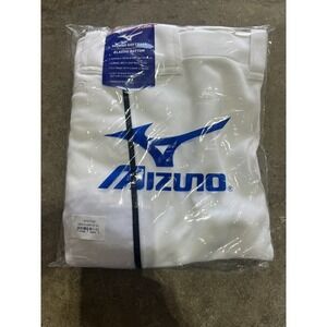 Mizuno Women's Fastpitch Softball Pants White Navy Stripe Size XL BRAND NEW